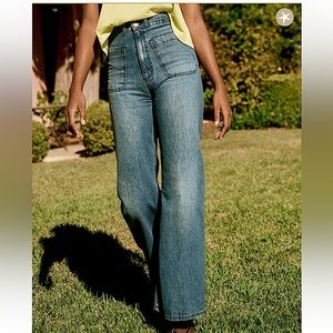 The GREAT. Dock Jean Full Length Sailor pant in Size 27